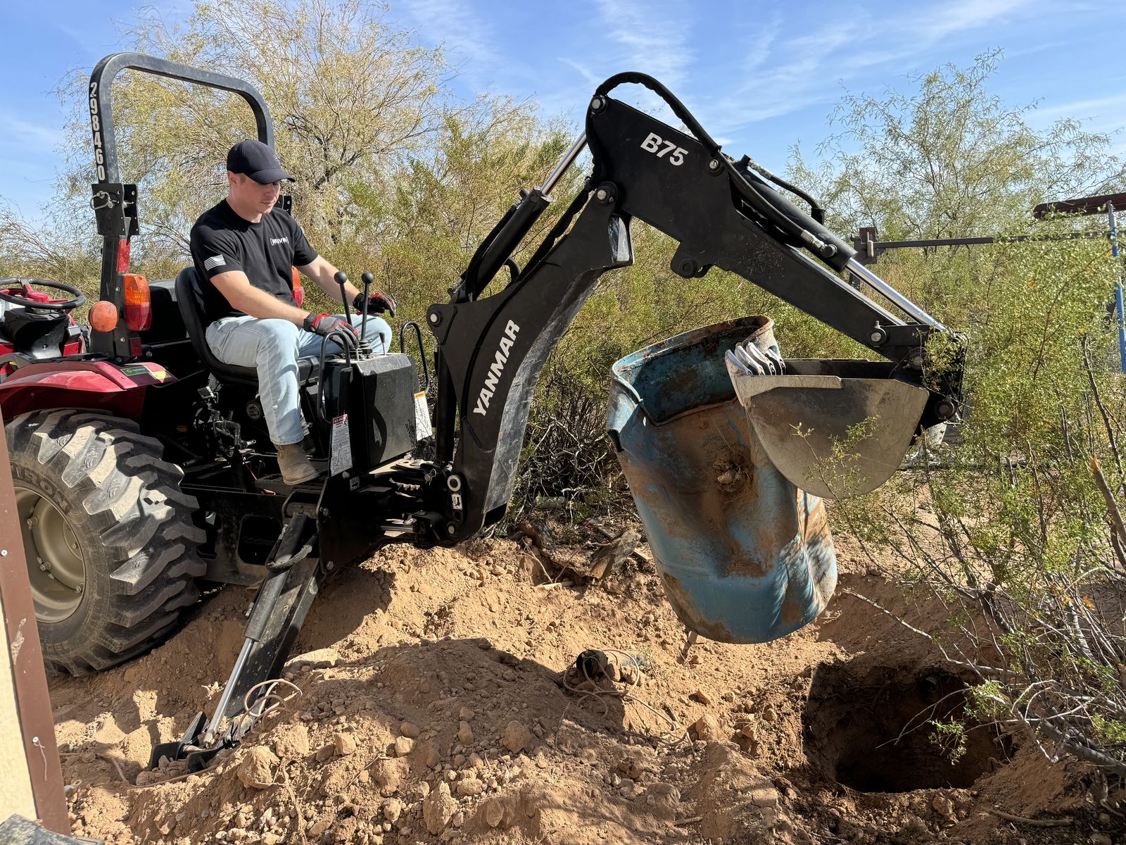 Mavro Properties team clearing a land parcel